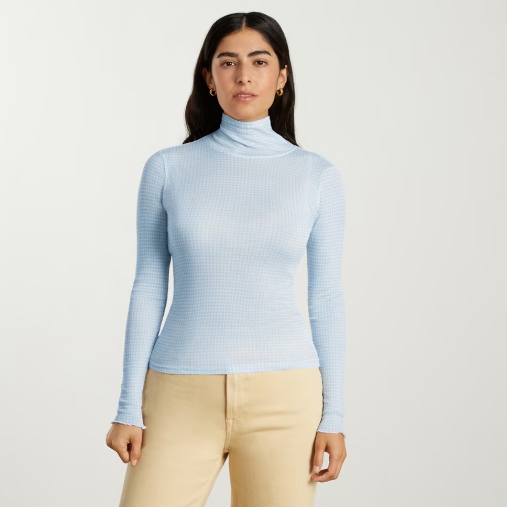 Everlane The Organic Cotton Tissue Turtleneck